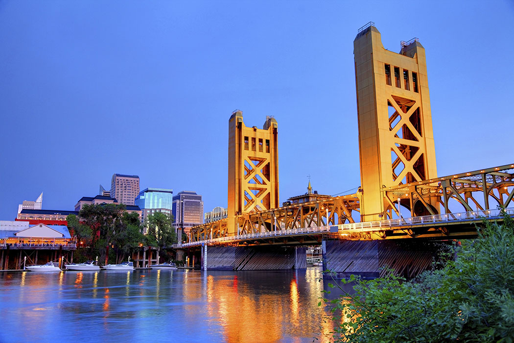 Sacramento California Bridge